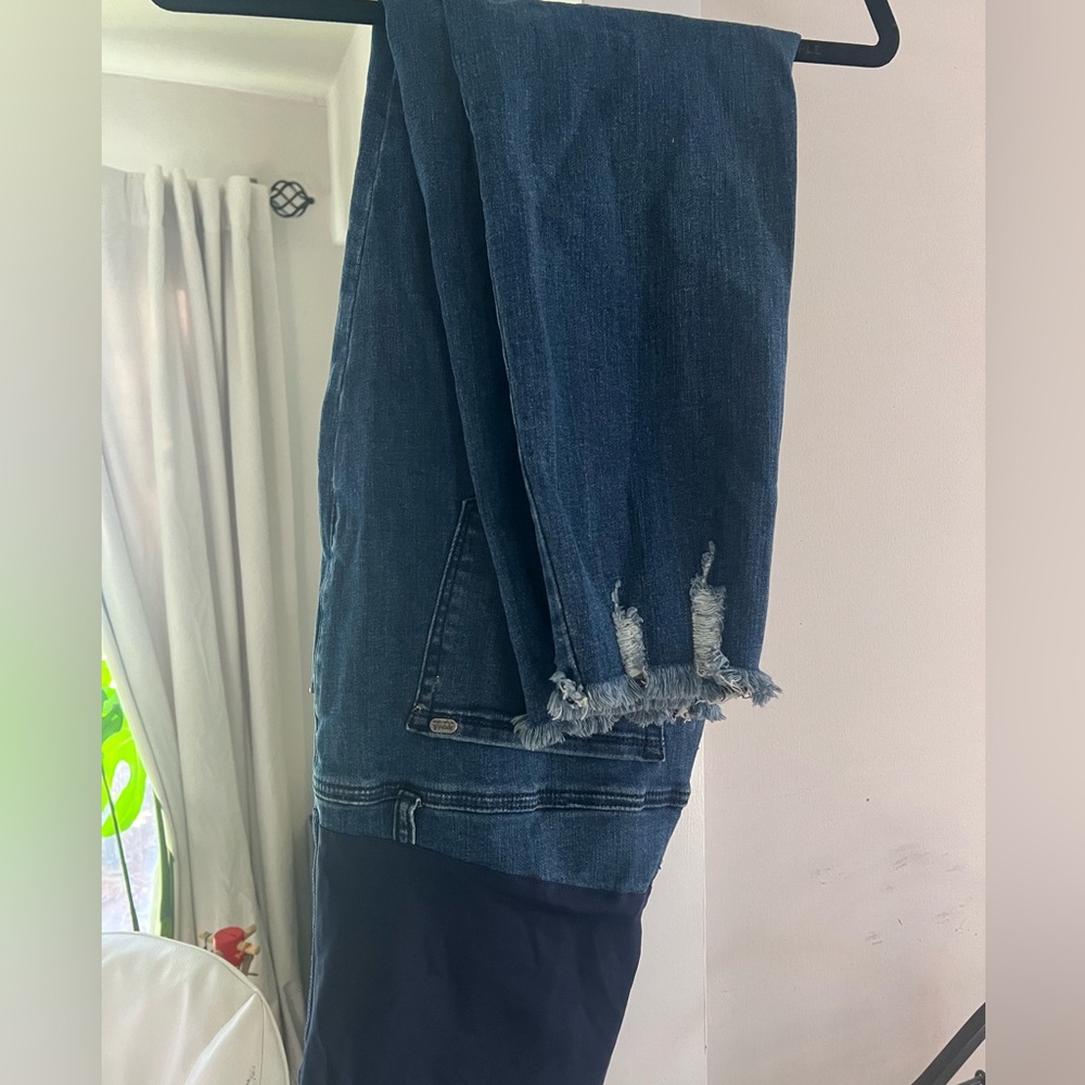 Pink Blush Maternity Jeans, 2xl